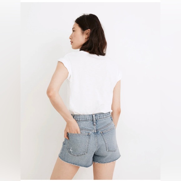Madewell The Perfect Jean Short in Snyder Wash - Picture 4 of 11